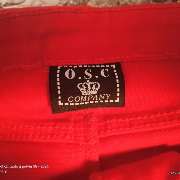 Vibrant Red Pants Boys Size 18 Me With No Tags - Picture 7 of 9